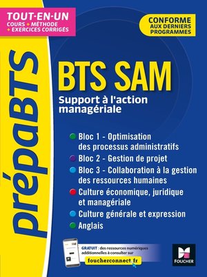 cover image of PrépaBTS--BTS SAM--Toutes les matières--Révision et entrainement